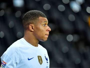 Kylian Mbappé, en un partido con Francia