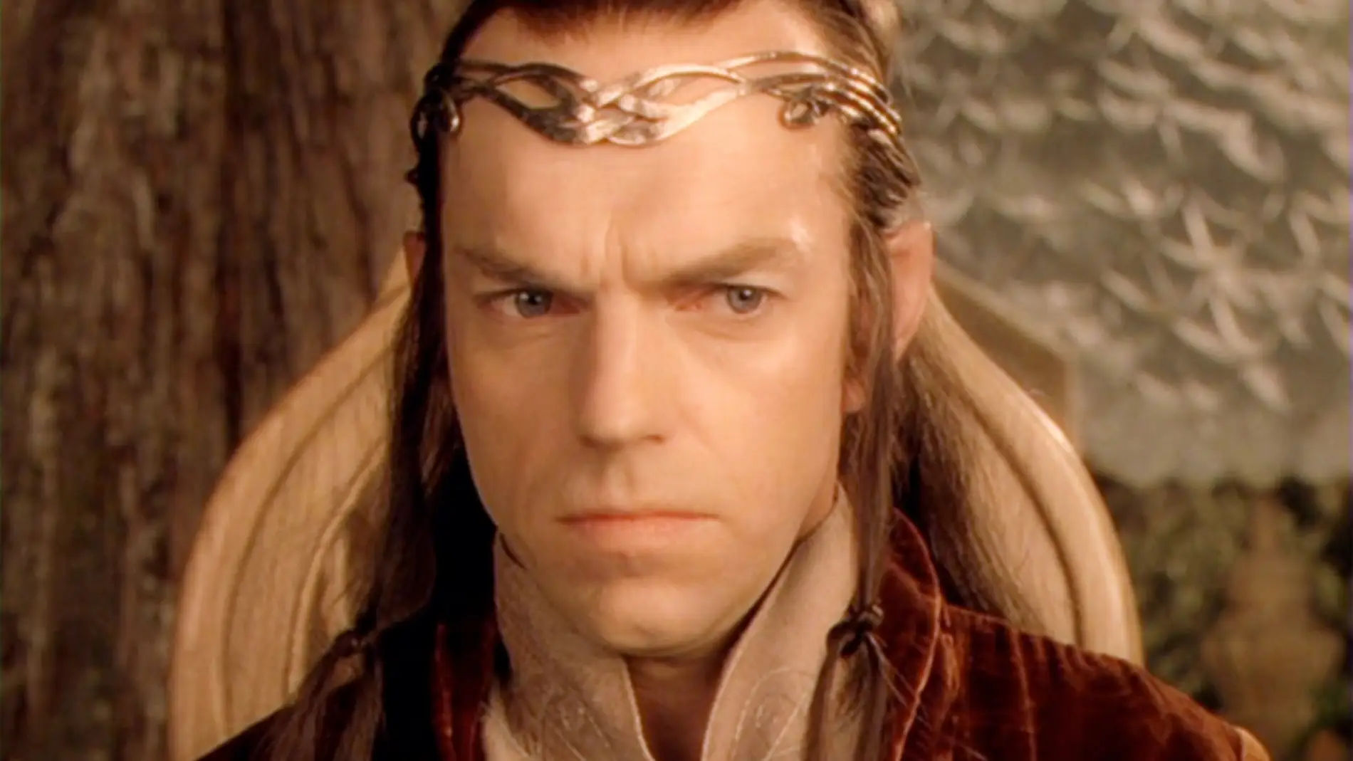 Hugo Weaving como Elrond en 'El Señor de los Anillos'