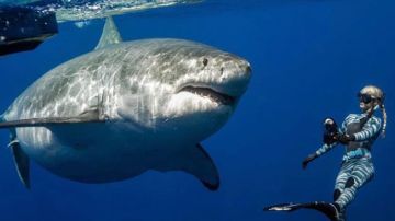 El alegato de One Ocean Diving sobre el gran tiburón blanco: "Son grandes, pero no son malos"