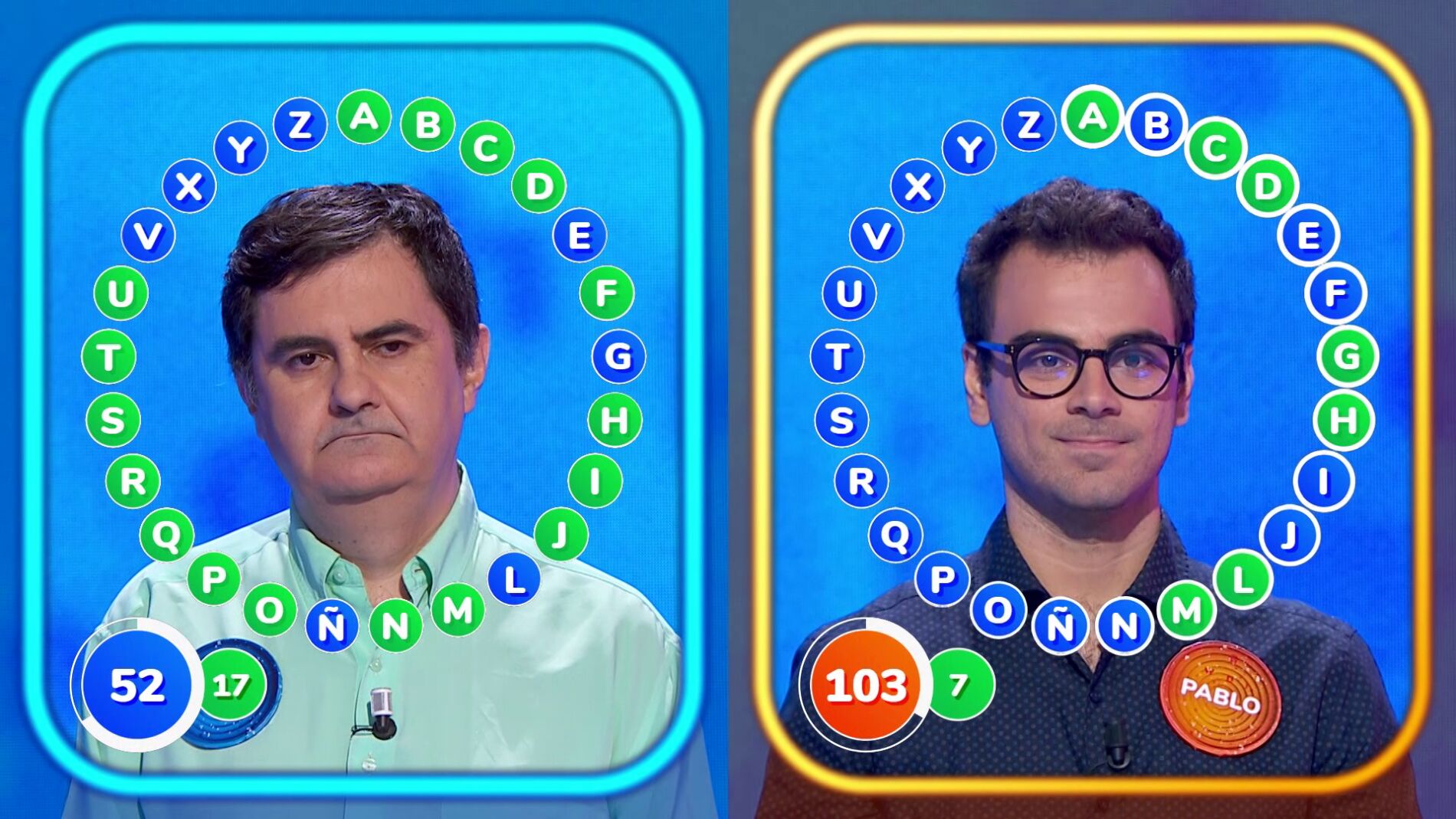 Vibrante duelo en &lsquo;El Rosco&rsquo; entre Pablo y el debutante Luis con un final marcado por la estrategia