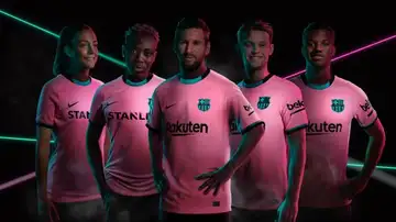 Así es la nueva camiseta rosa del Barcelona para la temporada 2020/21 Así es la nueva camiseta rosa del Barcelona para la temporada 2020/21