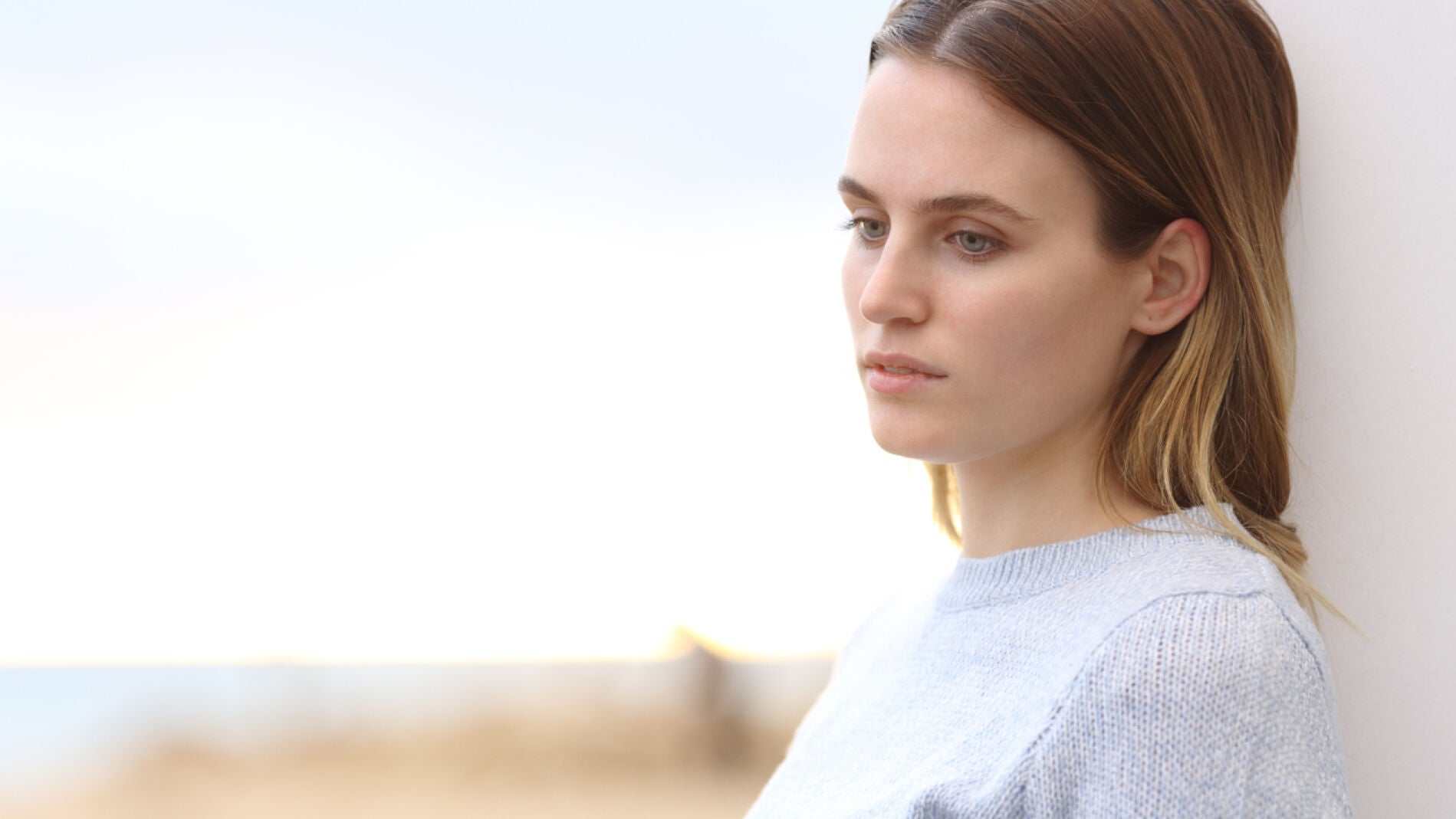 Mujer con una bajada de tensión