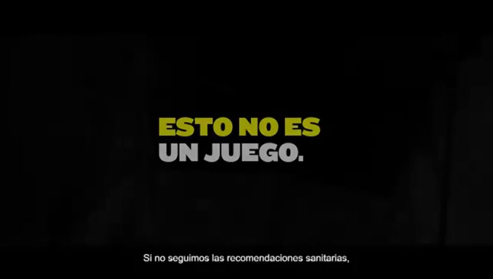 Sanidad lanza una nueva campaña para reforzar el cumplimiento de las medidas por Covid-19:"Esto no es un juego"