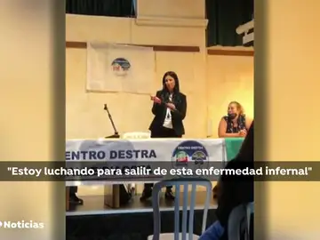 Silvio Berlusconi, en una llamada telefónica a su partido Forza Italia: "Lucho para salir de esta enfermedad infernal" Silvio Berlusconi, en una llamada telefónica a su partido Forza Italia: "Lucho para salir de esta enfermedad infernal"