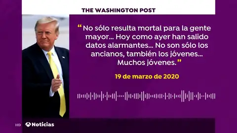 Donald Trump sabía en febrero que el coronavirus "mortal" pero minimizó adrede el peligro que suponía, según Bob Woodward Donald Trump sabía en febrero que el coronavirus "mortal" pero minimizó adrede el peligro que suponía, según Bob Woodward