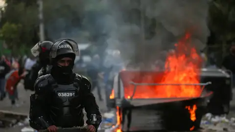 Protestas en Colombia por la muerte de un abogado a manos de la Policía Protestas en Colombia por la muerte de un abogado a manos de la Policía