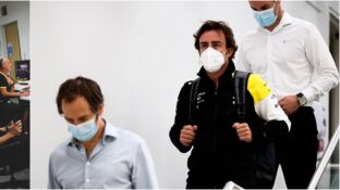 Fernando Alonso, en su regreso a Enstone