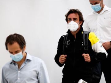 Fernando Alonso, en su regreso a Enstone