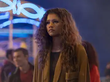 Zendaya interpretando a Rue Bennet en Euphoria Zendaya interpretando a Rue Bennet en Euphoria