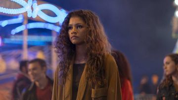 Zendaya interpretando a Rue Bennet en Euphoria