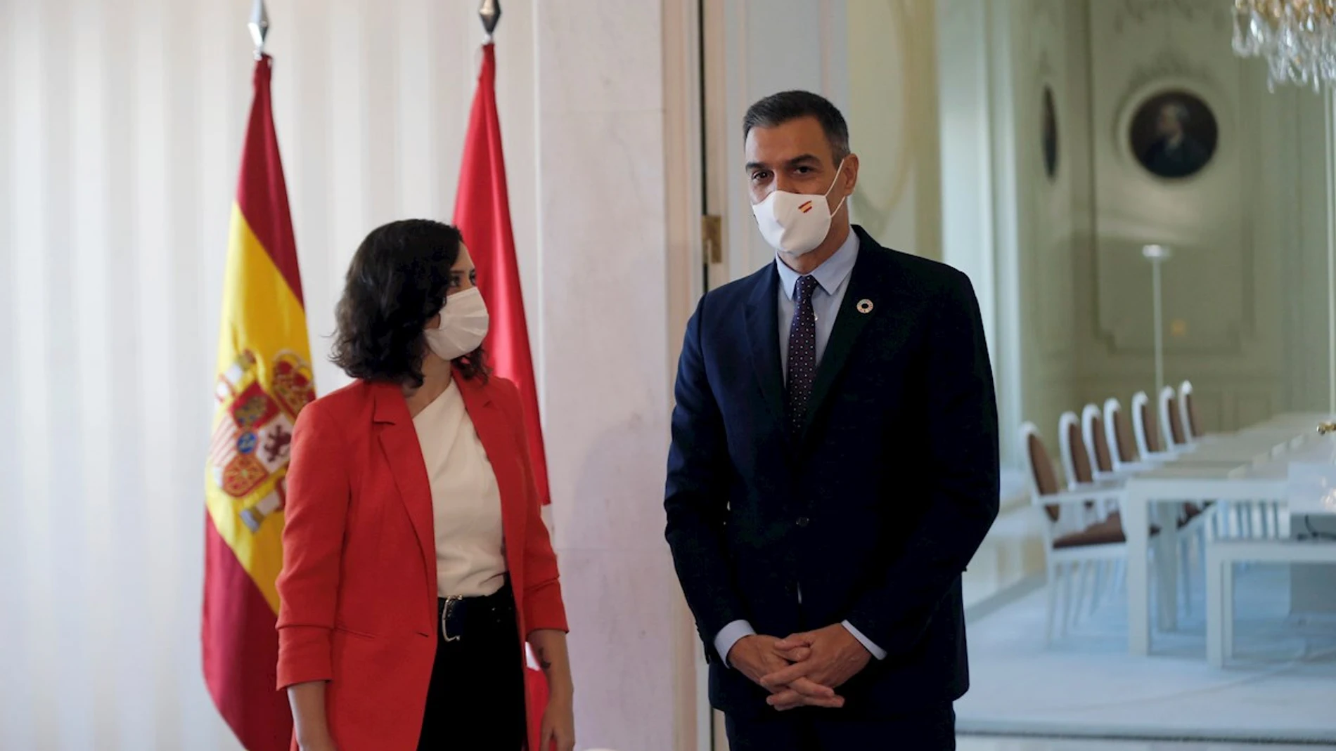 Estos son los puntos del acuerdo Ayuso - Sánchez para frenar el coronavirus en la Comunidad de Madrid Estos son los puntos del acuerdo Ayuso - Sánchez para frenar el coronavirus en la Comunidad de Madrid
