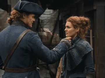 Jamie y Brianna en 'Outlander' Jamie y Brianna en 'Outlander'