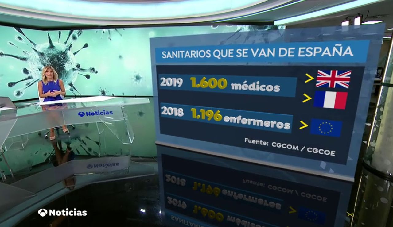 Cada año miles de médicos y enfermeros se van a trabajar fuera de España