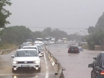 Fuertes tormentas en Cataluña