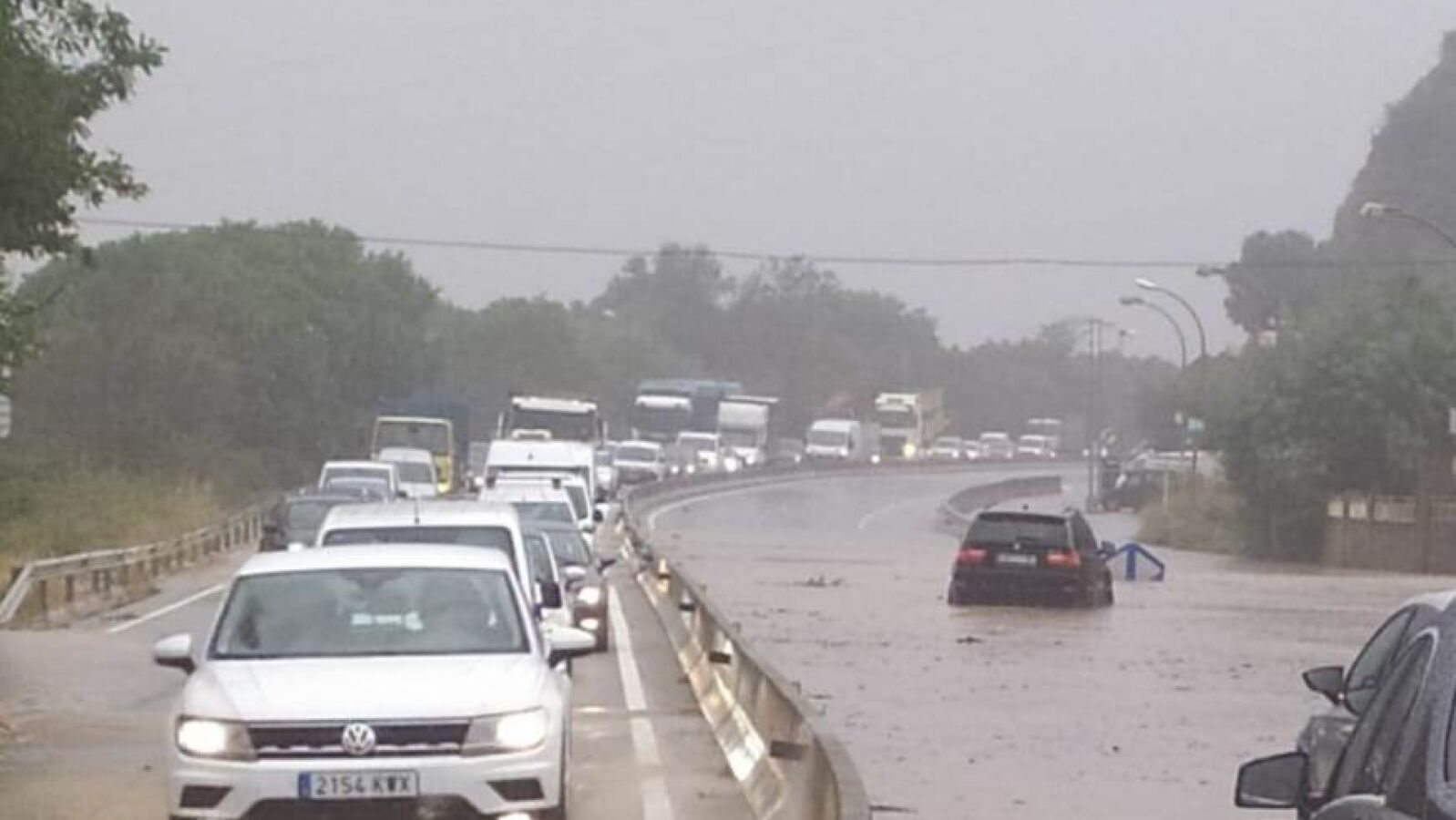 La fuerte tormenta en La Garriga deja más de 100 litros por metro cuadrado en una hora e importantes inundaciones