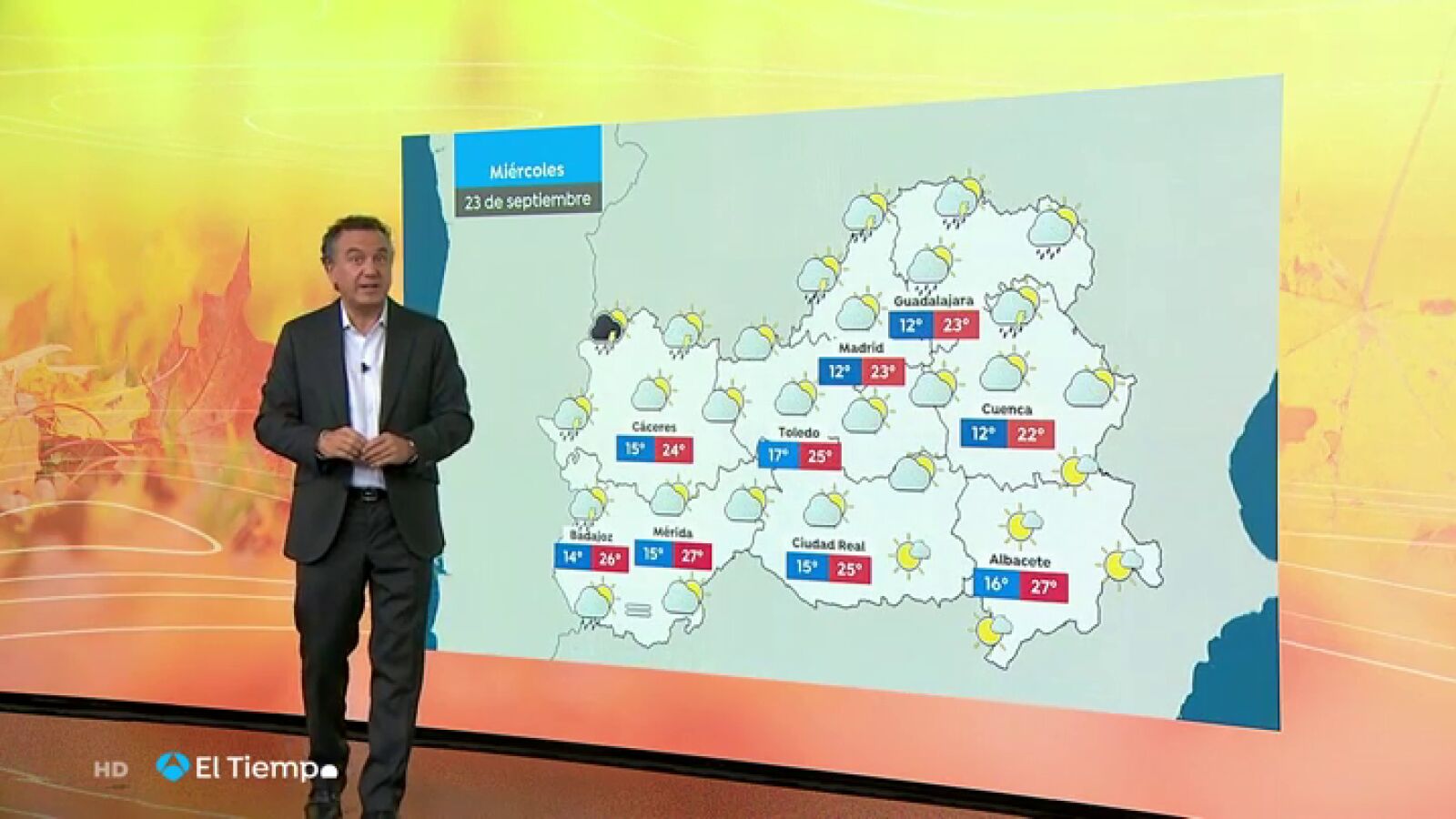 Miércoles de temperaturas suaves con lluvias fuertes en el sur de Galicia