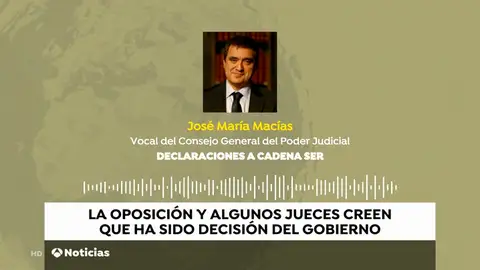 Un vocal del CGPJ dice que fue el Gobierno quien "no autorizó" la presencia del Rey en la entrega de despachos de nuevos jueces Un vocal del CGPJ dice que fue el Gobierno quien "no autorizó" la presencia del Rey en la entrega de despachos de nuevos jueces
