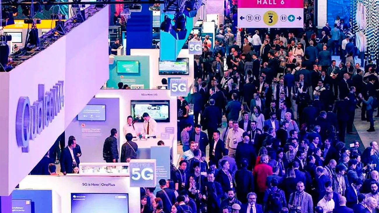 Imagen archivo del Mobile World Congress Barcelona Imagen archivo del Mobile World Congress Barcelona