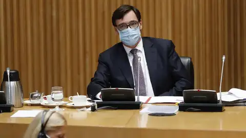 El ministro de Sanidad, Salvador Illa, comparece ante la Comisión correspondiente del Congreso. El ministro de Sanidad, Salvador Illa, comparece ante la Comisión correspondiente del Congreso.