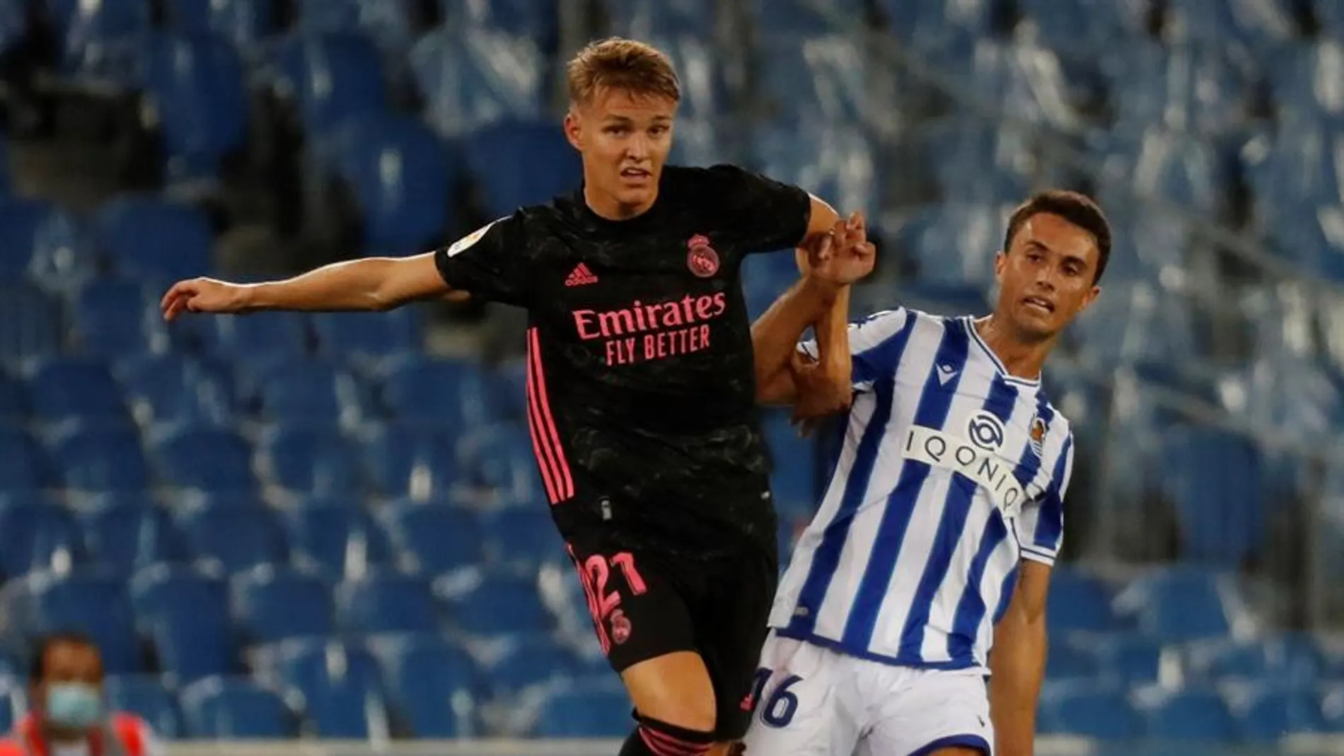 Martin Odegaard, durante el partido entre Real Madrid y Real Sociedad Martin Odegaard, durante el partido entre Real Madrid y Real Sociedad