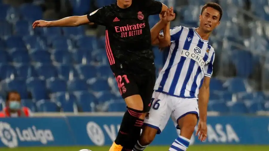 Martin Odegaard, durante el partido entre Real Madrid y Real Sociedad Martin Odegaard, durante el partido entre Real Madrid y Real Sociedad