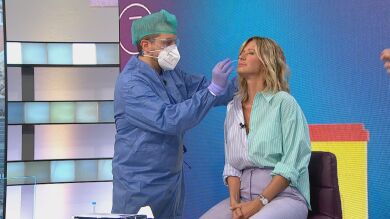 Susanna Griso se somete al nuevo test de antígenos de coronavirus en Espejo Público