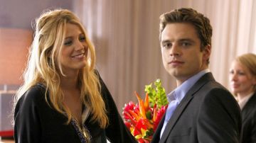 Blake Lively y Sebastian Stan en 'Gossip Girl'