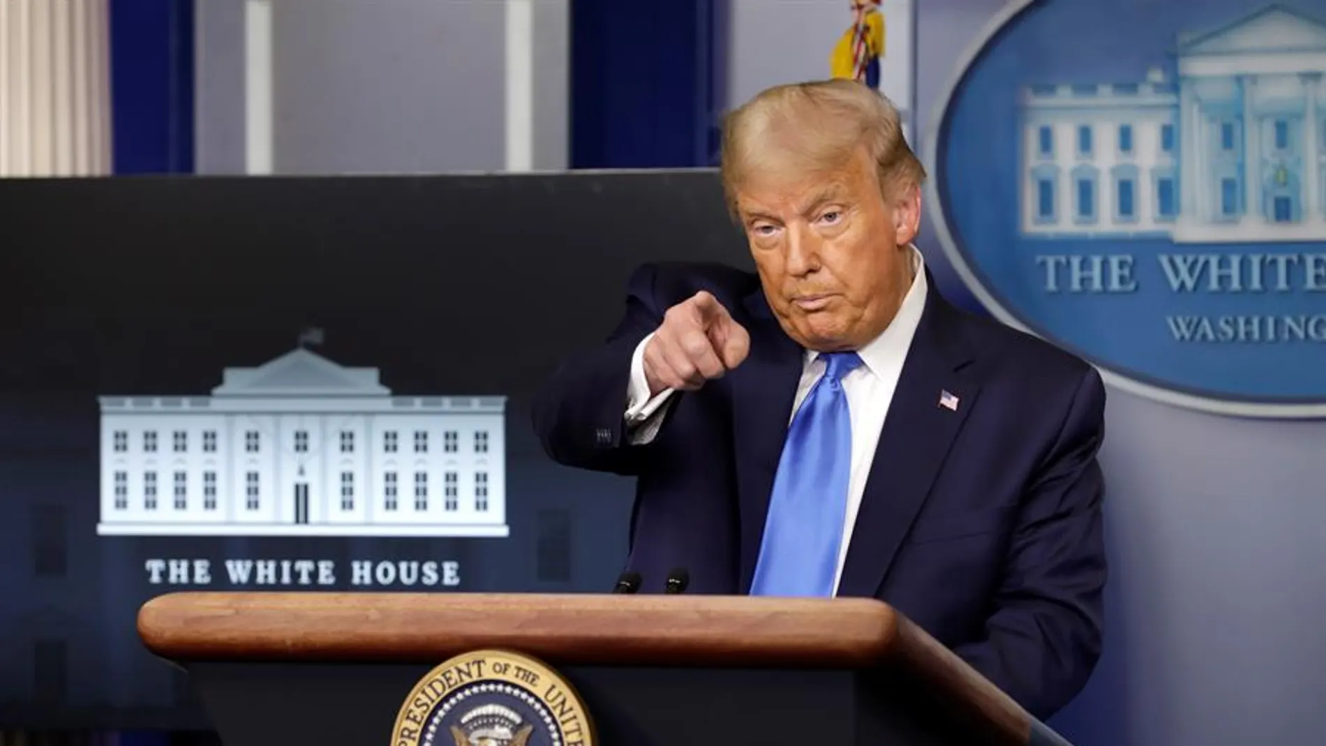 Donald Trump no se compromete a un traspaso pacífico del poder si pierde las elecciones en Estados Unidos Donald Trump no se compromete a un traspaso pacífico del poder si pierde las elecciones en Estados Unidos