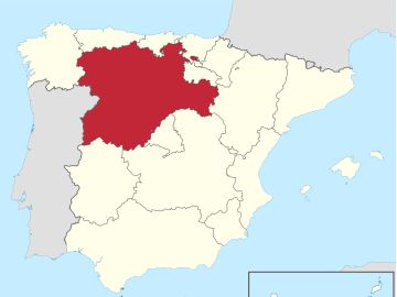 Castilla y León propone limitar la movilidad desde Madrid. Mapa de Castilla y León