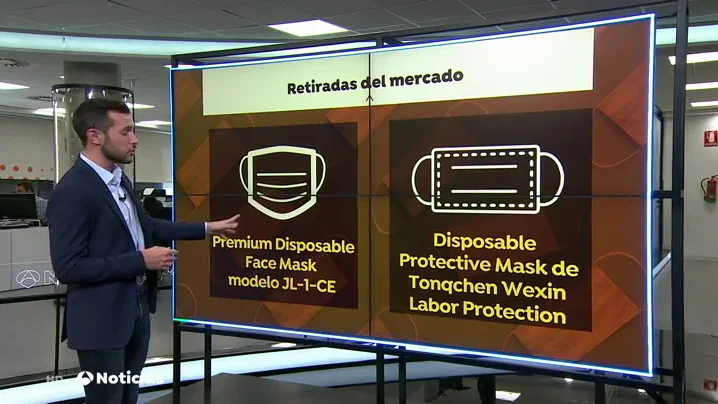 Estos son los modelos de mascarilla retirados por el Ministerio de Consumo Estos son los modelos de mascarilla retirados por el Ministerio de Consumo