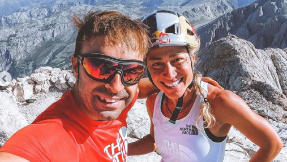 La ultrarunner Fernanda Maciel y el escalador Eneko Pou, una asociación de récord en Picos de Europa