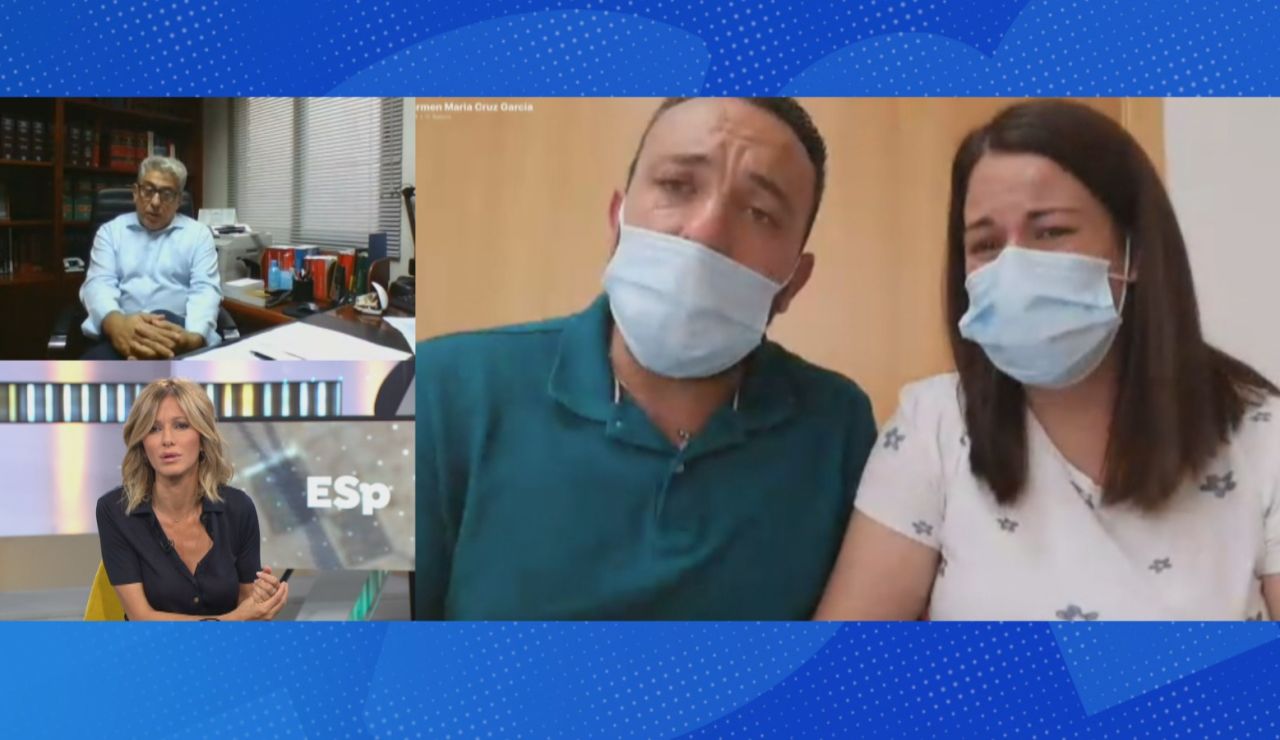 Pareja consternada. Pareja consternada.