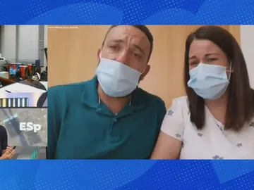 Pareja consternada. Pareja consternada.
