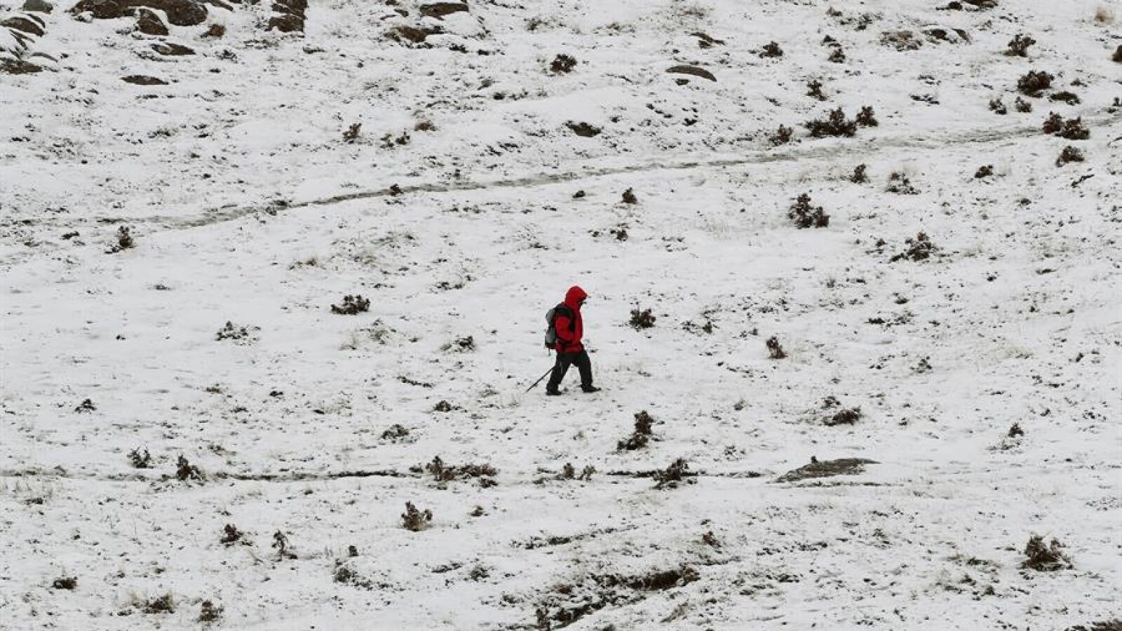 Las primeras nevadas del otoño acumulan 10 centímetros en los Pirineos