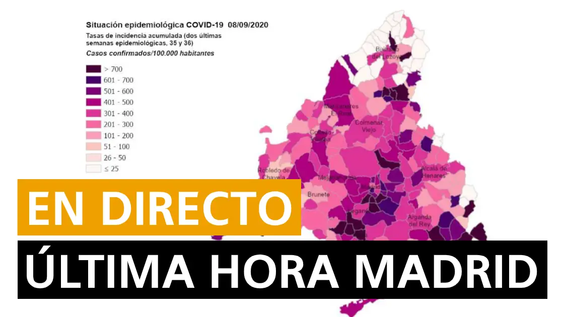 Coronavirus Madrid: Confinamiento Madrid, restricciones, última hora y noticias hoy, en directo Coronavirus Madrid: Confinamiento Madrid, restricciones, última hora y noticias hoy, en directo