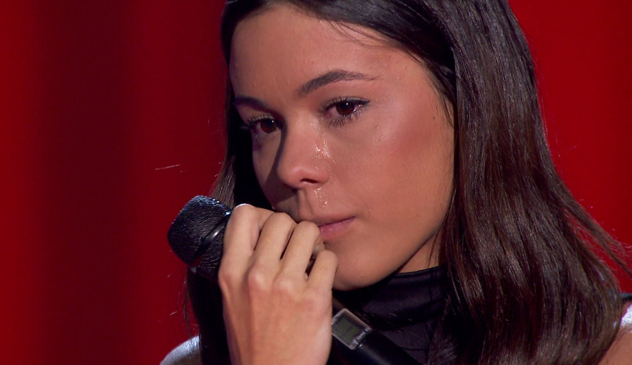 Pilar Bogado, emocionada en 'La Voz' Pilar Bogado, emocionada en 'La Voz'