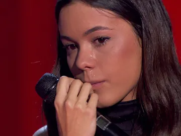 Pilar Bogado, emocionada en 'La Voz' Pilar Bogado, emocionada en 'La Voz'