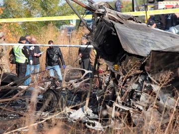 Mueren 22 personas en un accidente de un avión militar en Ucrania