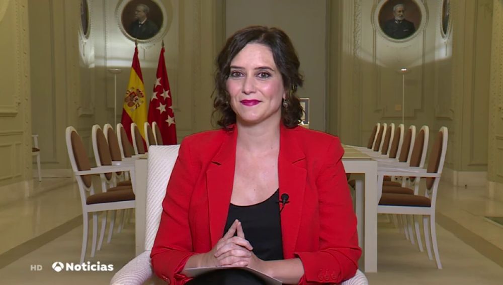 Isabel Díaz Ayuso pide una ley de pandemias ante el coronavirus: "El confinamiento total no es posible en Madrid"