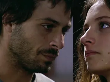 Primer beso de Sara y Lucas en 'Los hombres de Paco' Primer beso de Sara y Lucas en 'Los hombres de Paco'