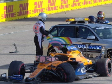 Accidente de Carlos Sainz en el GP de Rusia