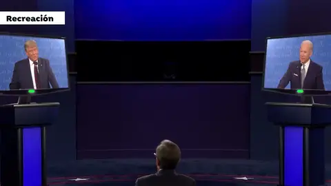 ¿Cómo sería el debate virtual a distancia entre Donald Trump y Joe Biden? ¿Cómo sería el debate virtual a distancia entre Donald Trump y Joe Biden?