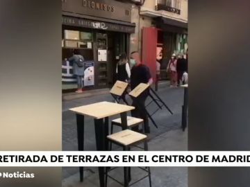 Los comerciantes madrileños denuncian que les han multado por tener ampliadas las terrazas mientras esperaban la autorlización