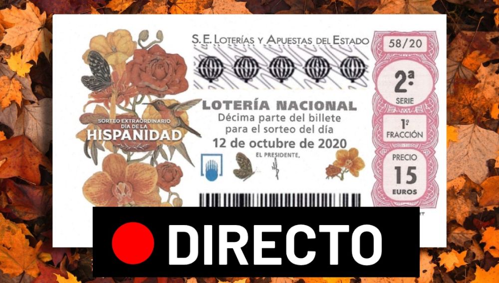 Sorteo Extraordinario del Día de la Hispanidad 2020: Resultado de la Lotería Nacional del 12 de octubre en directo