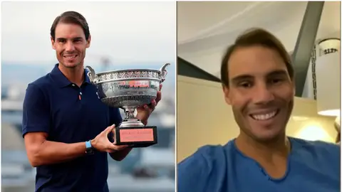 El vídeo de agradecimiento de Rafa Nadal tras ganar Roland Garros y su mensaje a España: "Confiemos en que la situación vaya a mejor" El vídeo de agradecimiento de Rafa Nadal tras ganar Roland Garros y su mensaje a España: "Confiemos en que la situación vaya a mejor"