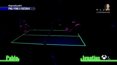 Ping pong en la oscuridad, el innovador deporte que Pablo Motos e Ignatius Farray estrenan en 'El Hormiguero 3.0'
