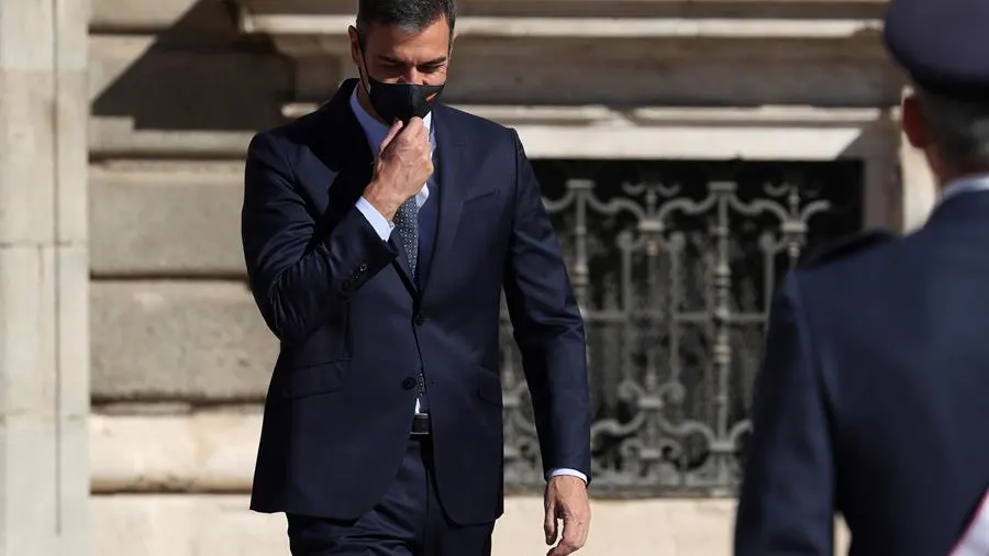 Pedro S&aacute;nchez, en el acto del 12 de octubre