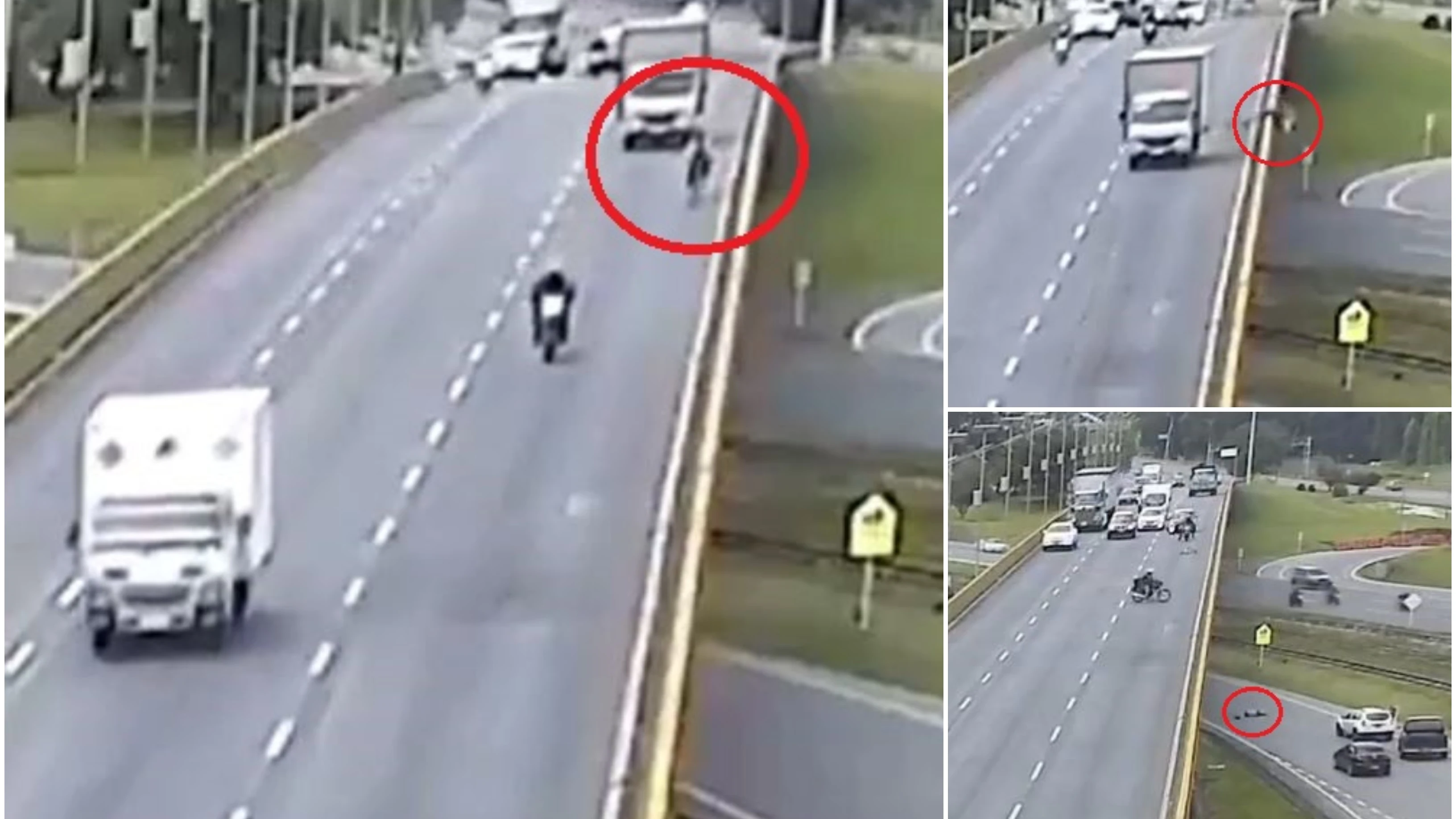 Muere un ciclista tras ser arrollado por un camión y caer al vacío desde un puente en Colombia Muere un ciclista tras ser arrollado por un camión y caer al vacío desde un puente en Colombia