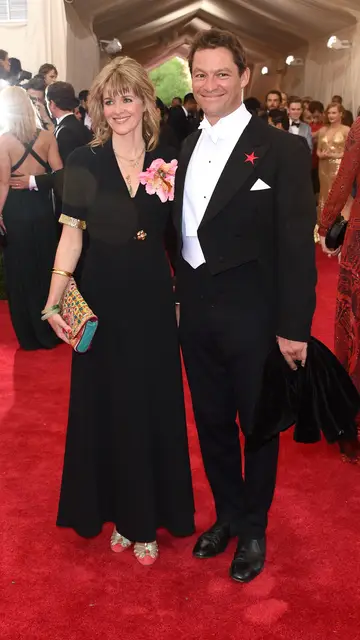 Dominic West y su mujer Catherine FitzGerald Dominic West y su mujer Catherine FitzGerald