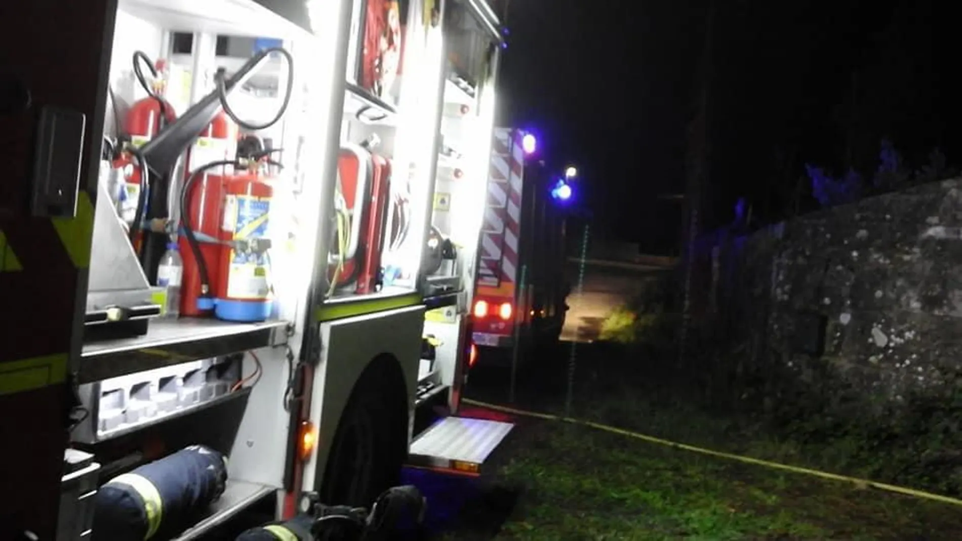 Incendio en la casa donde fue asesinada Asunta Incendio en la casa donde fue asesinada Asunta